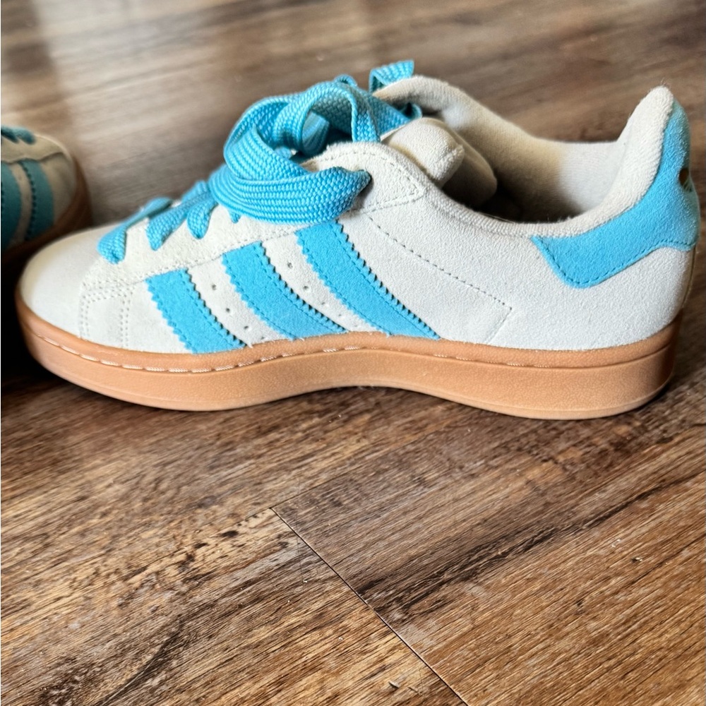 adidas Women's Sneakers in Gray and Blue - Picture 10 of 13